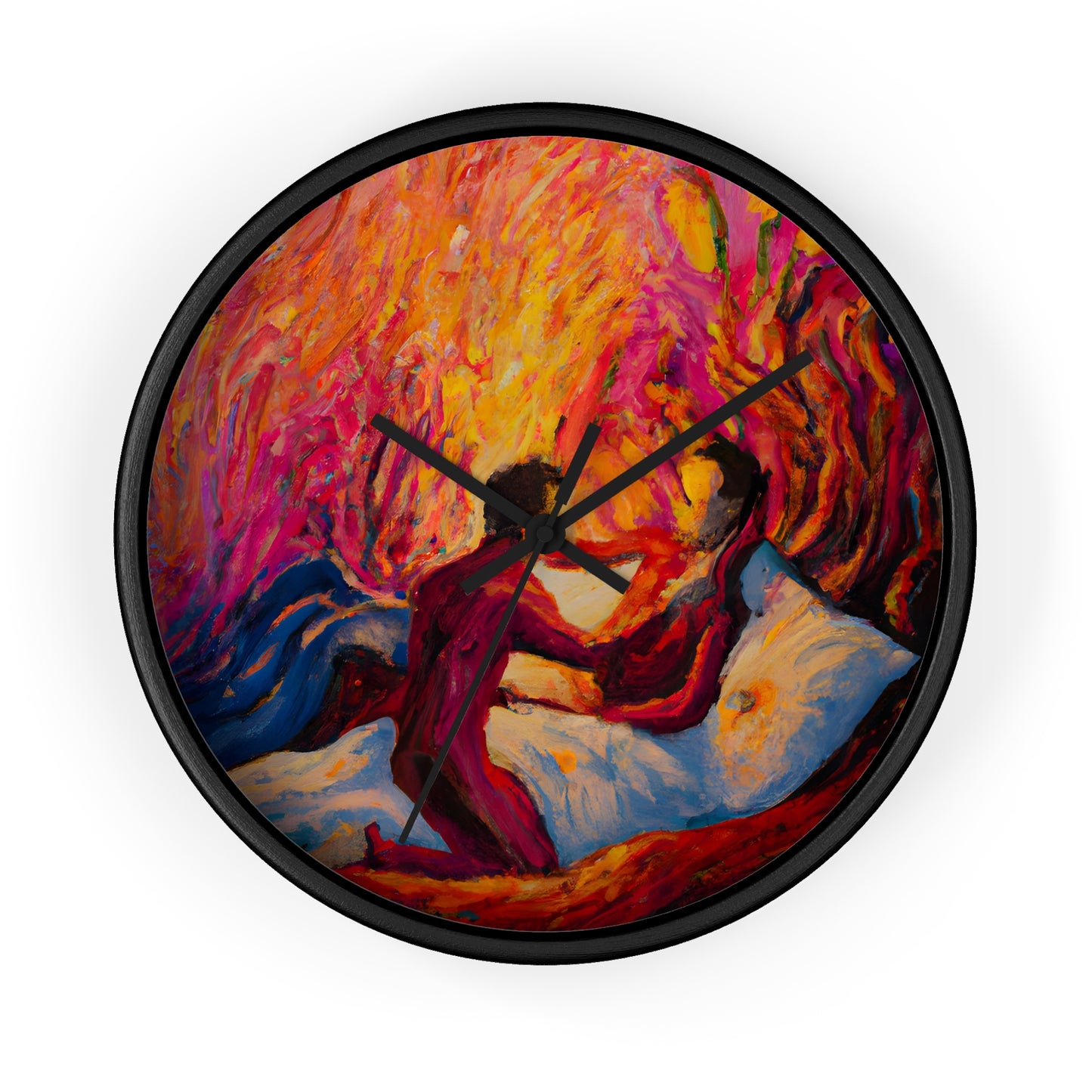 Troy - Gay Love Wall Clock