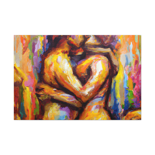 River - Gay Love Canvas Art