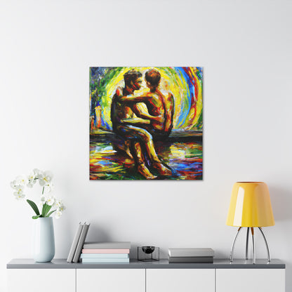 Cipher - Gay Love Canvas Art