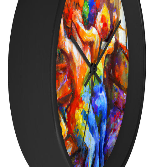 Cruz - Gay Love Wall Clock