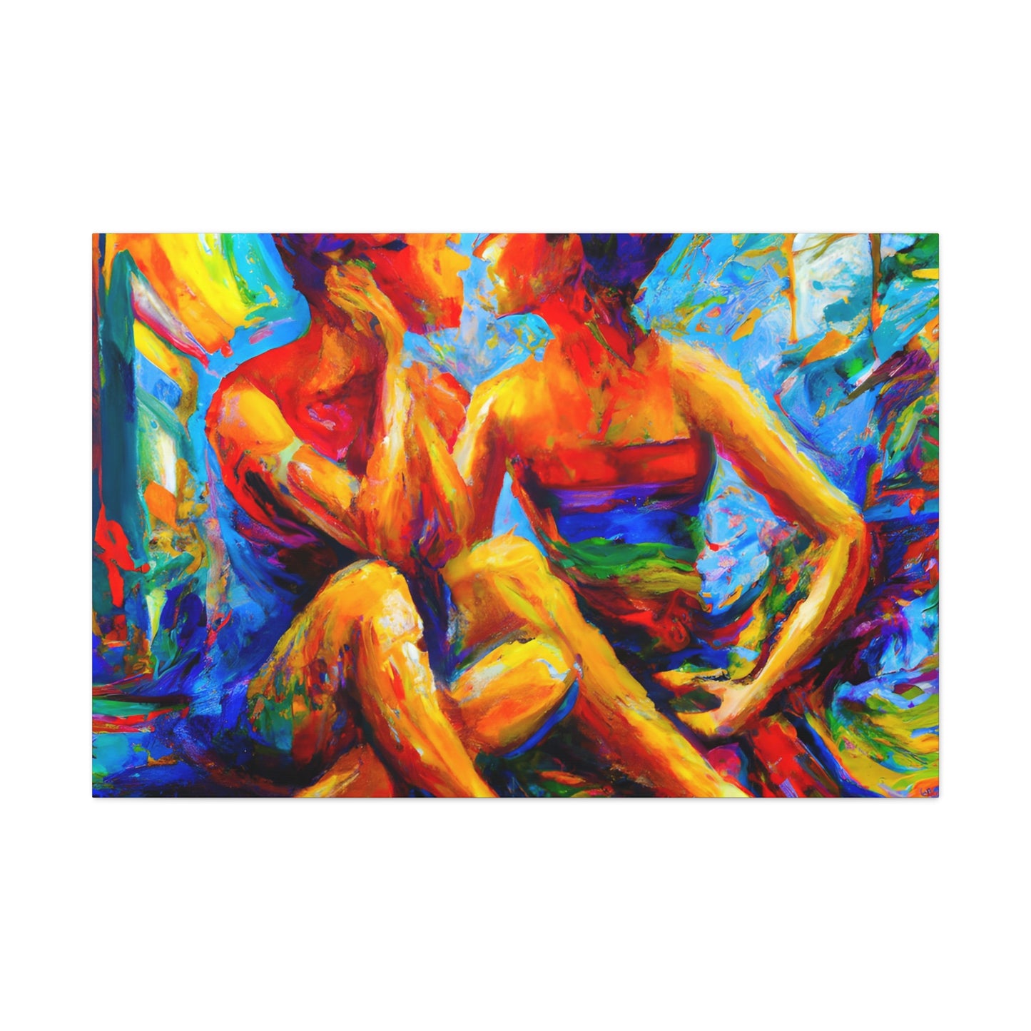 Troy - Gay Love Canvas Art