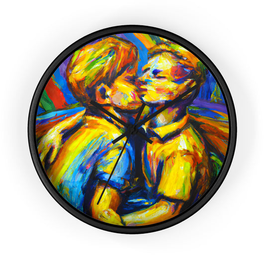 Logan - Gay Love Wall Clock