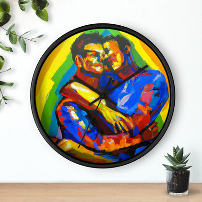 Tyler - Gay Love Wall Clock