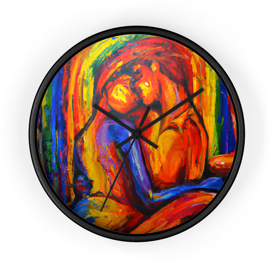 Caspian - Gay Love Wall Clock