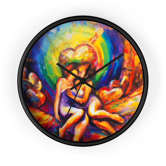 Tyler - Gay Love Wall Clock