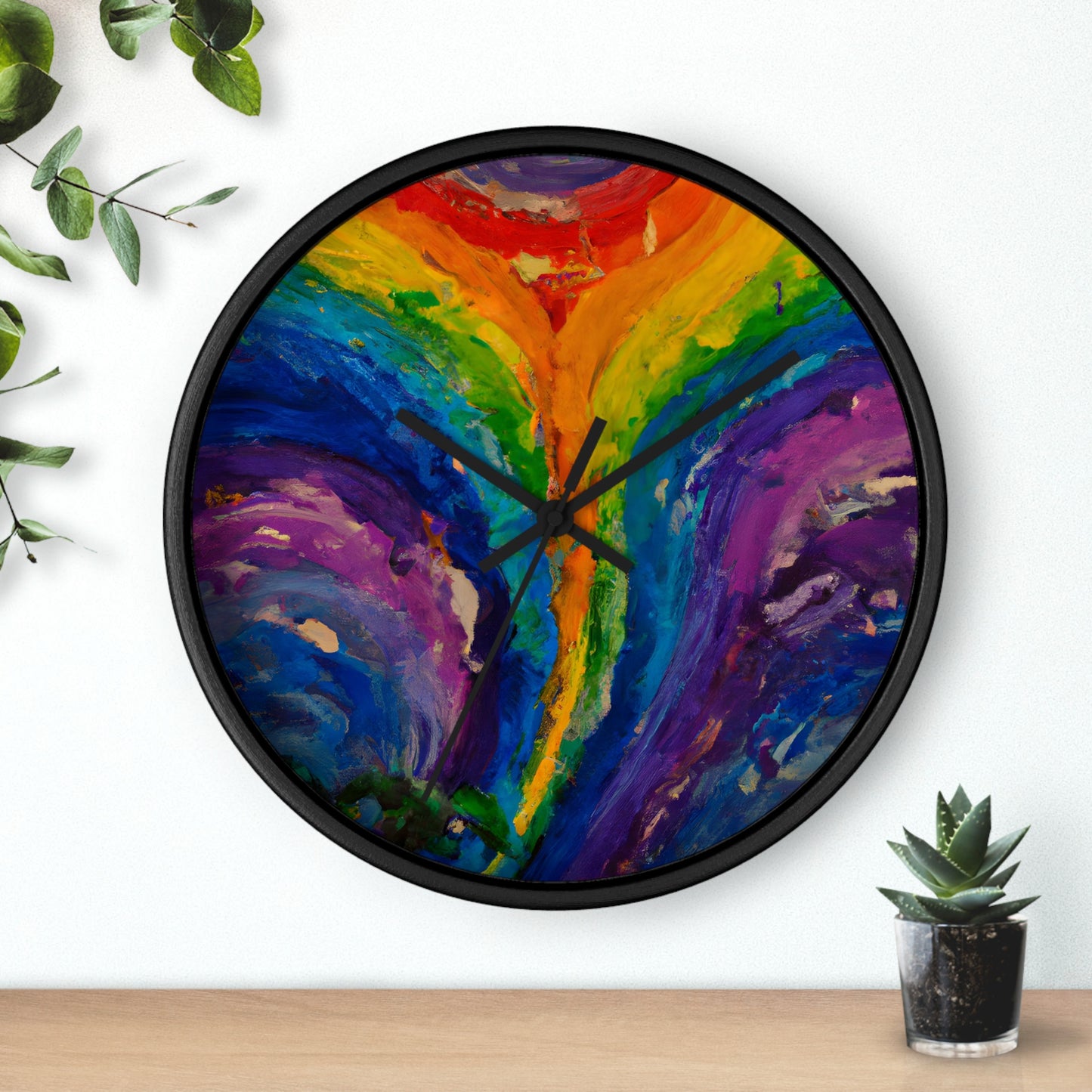 LeoFiori - Gay Hope Wall Clock
