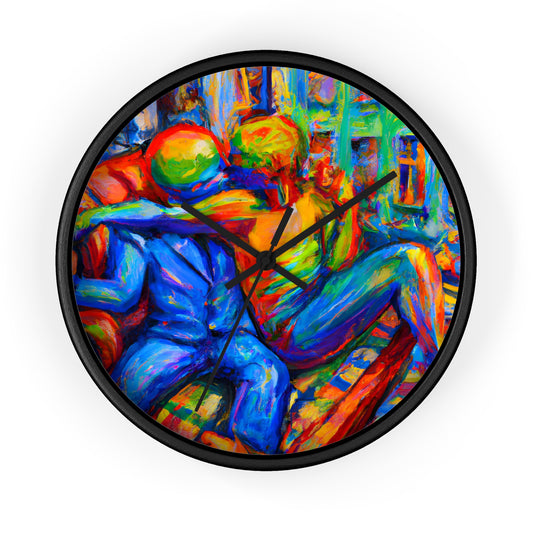 TJ - Gay Love Wall Clock