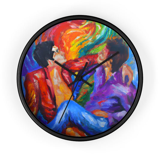 Trevor - Gay Love Wall Clock