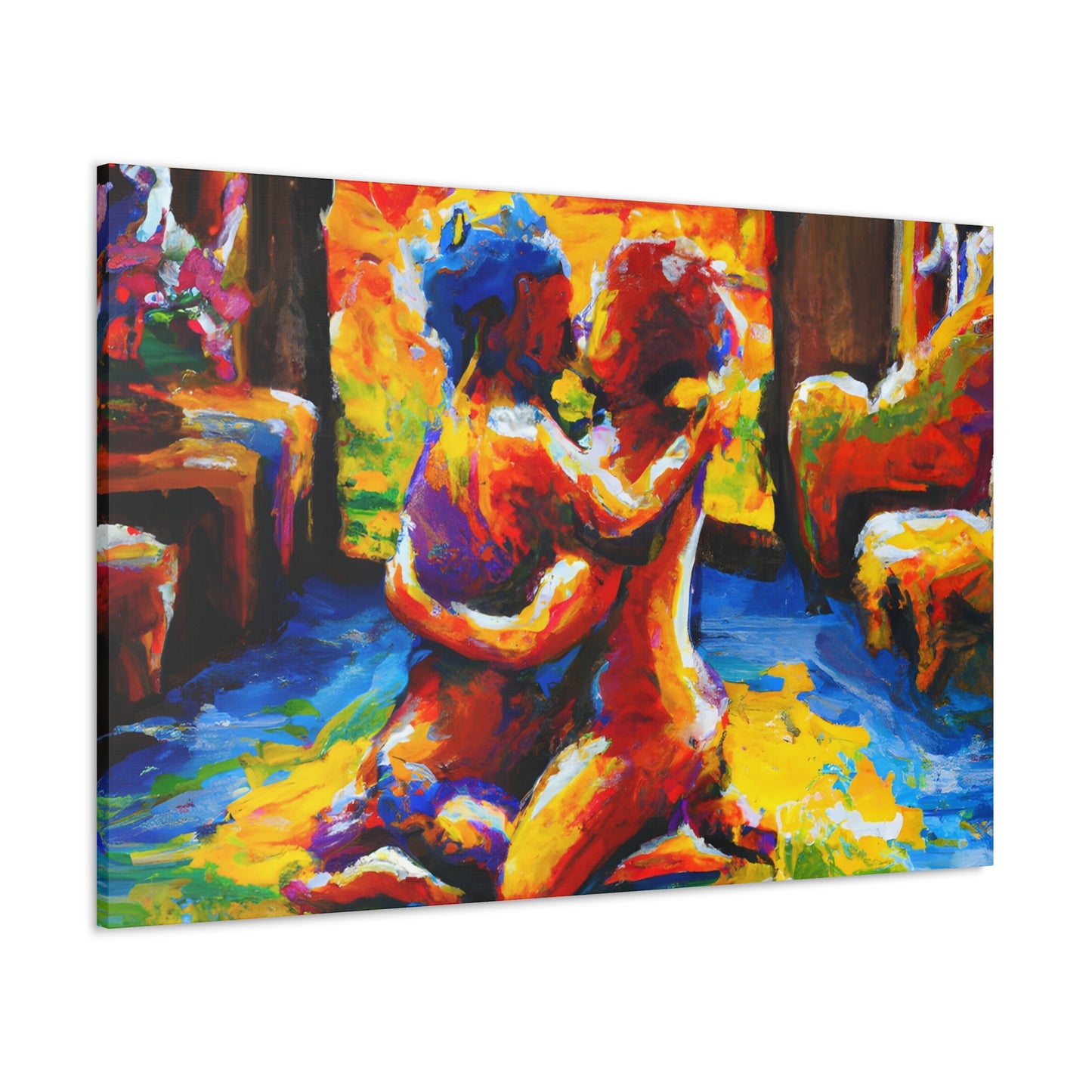 TroyJ - Gay Love Canvas Art