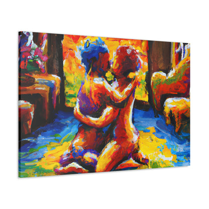 TroyJ - Gay Love Canvas Art