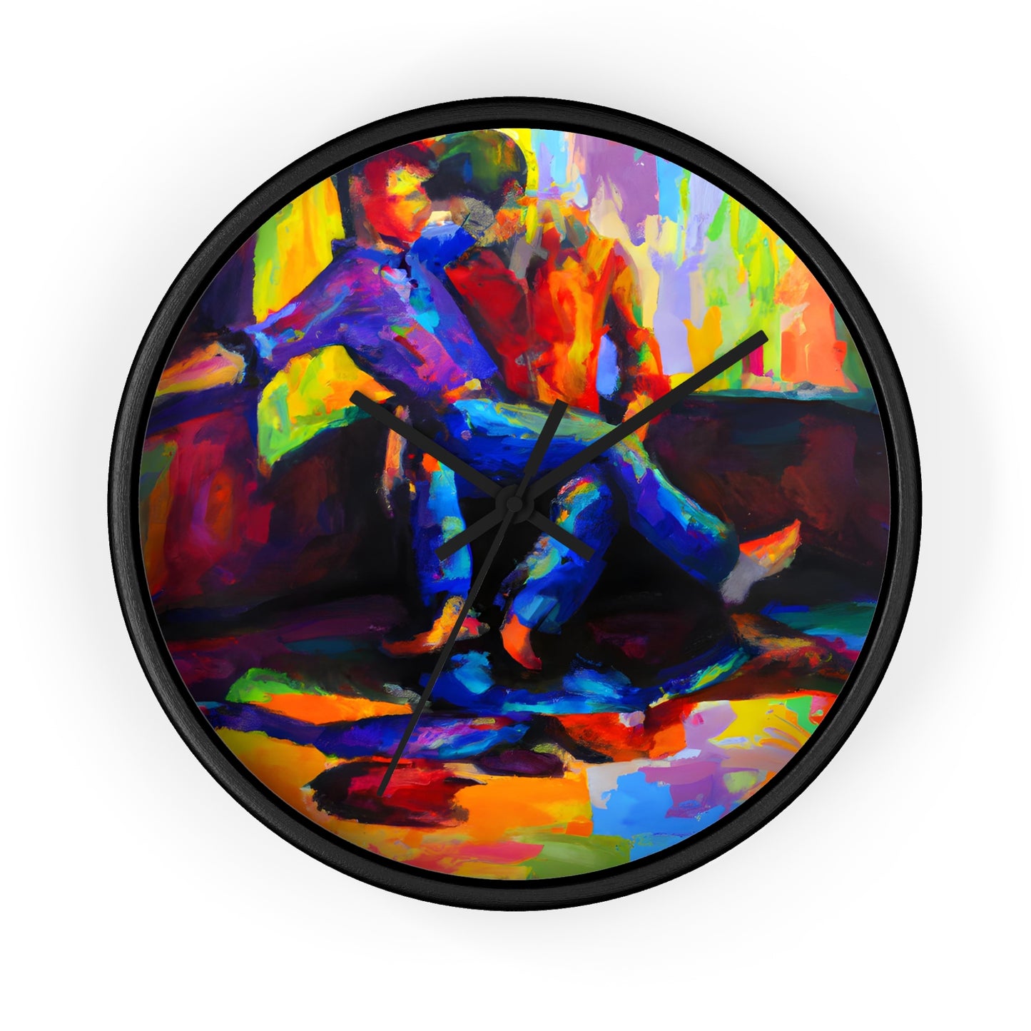 Caspian - Gay Love Wall Clock