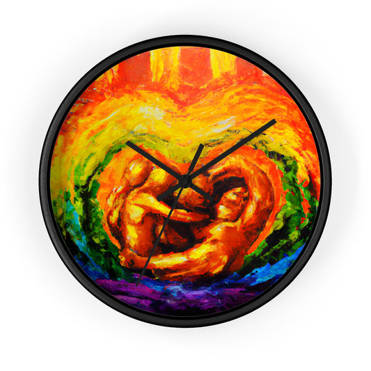 Eddy - Gay Love Wall Clock