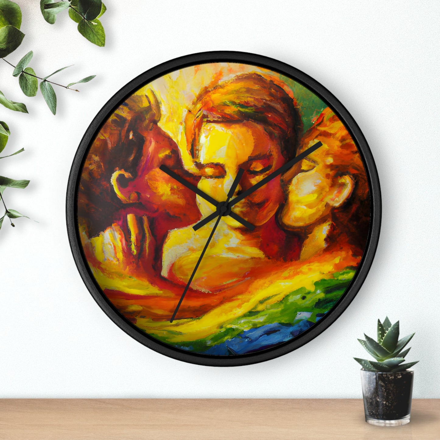 Lex - Gay Love Wall Clock