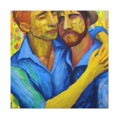 Hilberta - Gay Couple Wall Art