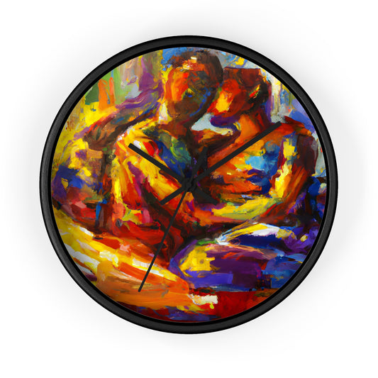 LovestruckLuna - Gay Couple Wall Clock