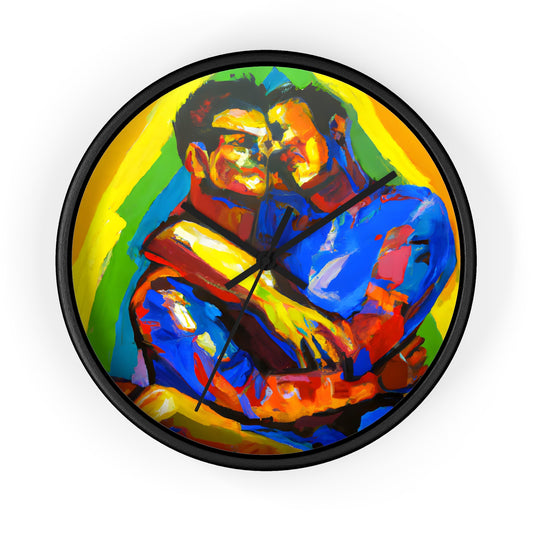 Tyler - Gay Love Wall Clock