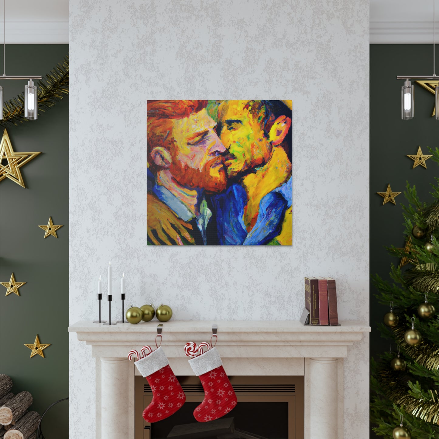 LaurenceMasterpiece - Gay Couple Wall Art