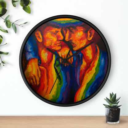 Robbie - Gay Love Wall Clock