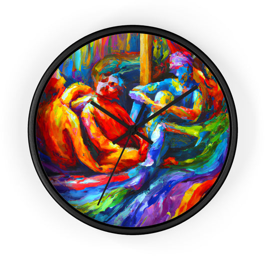 Sage - Gay Love Wall Clock