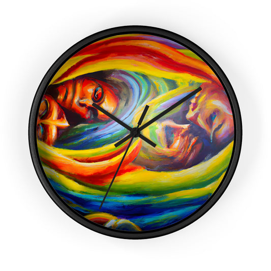 LeonardoDaVinci - Gay Hope Wall Clock