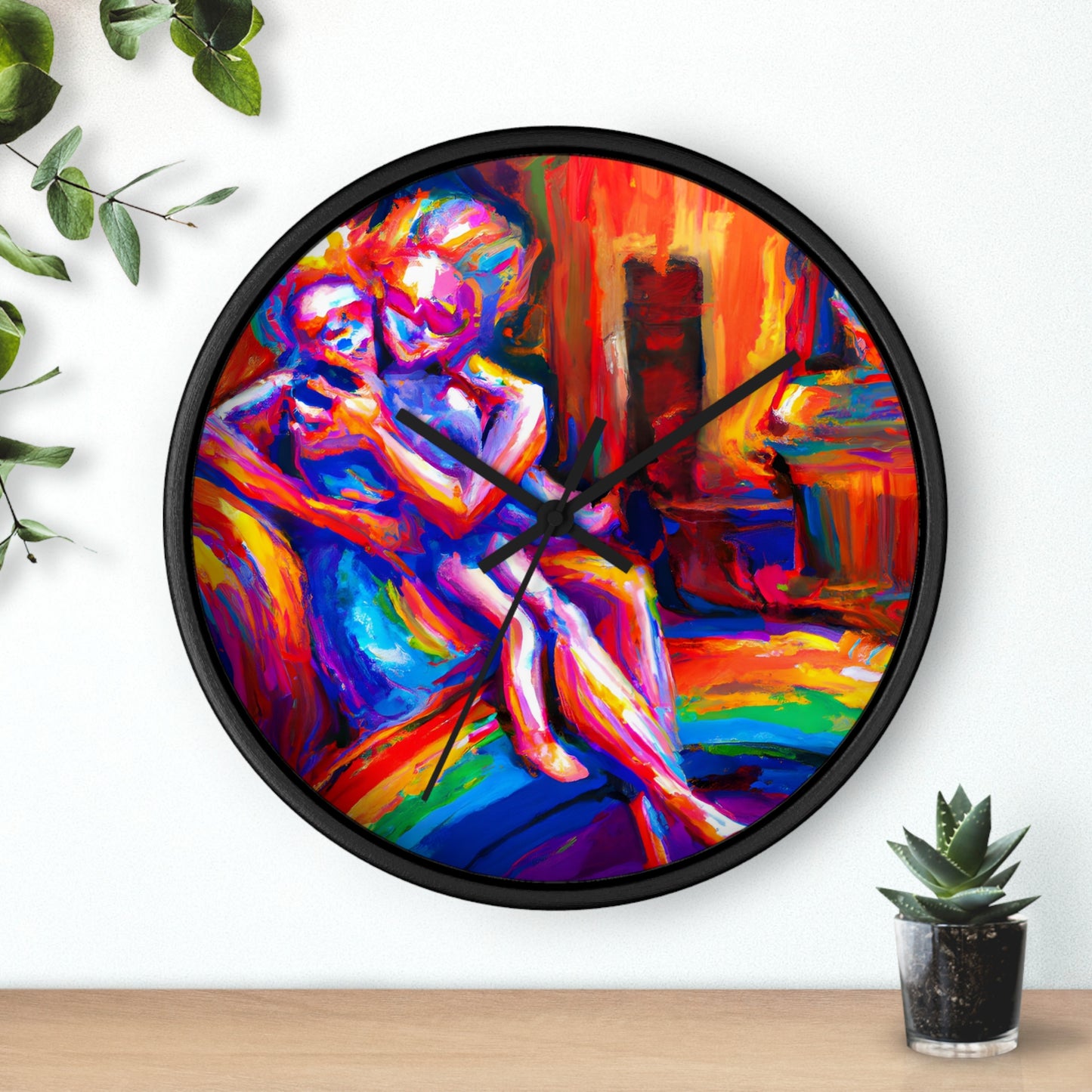 Brandon - Gay Love Wall Clock