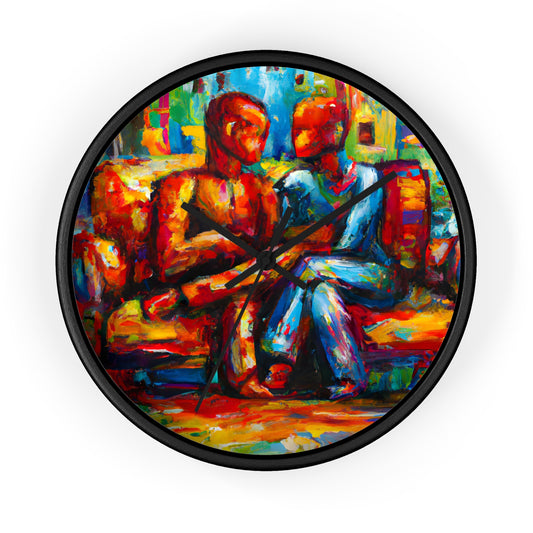 GlitzyGabe - Gay Love Wall Clock