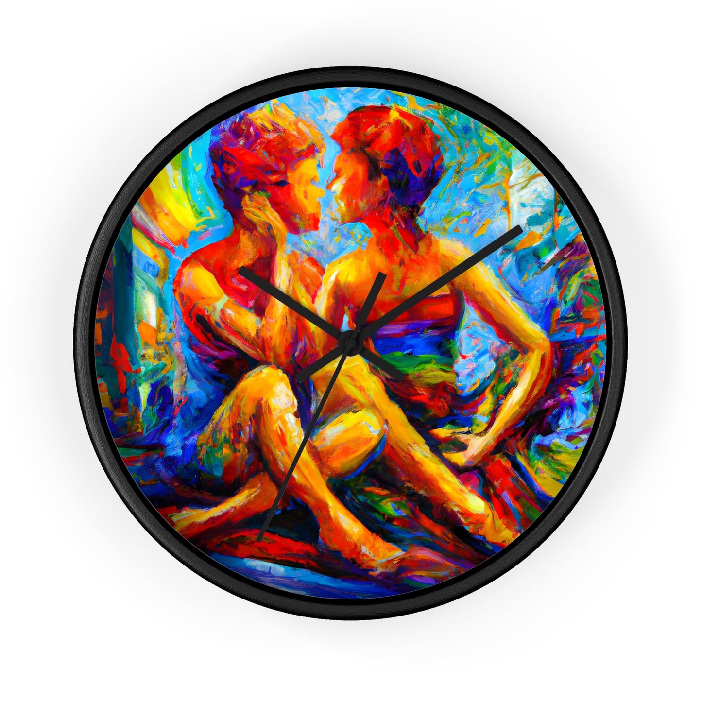 Troy - Gay Love Wall Clock