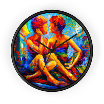Troy - Gay Love Wall Clock