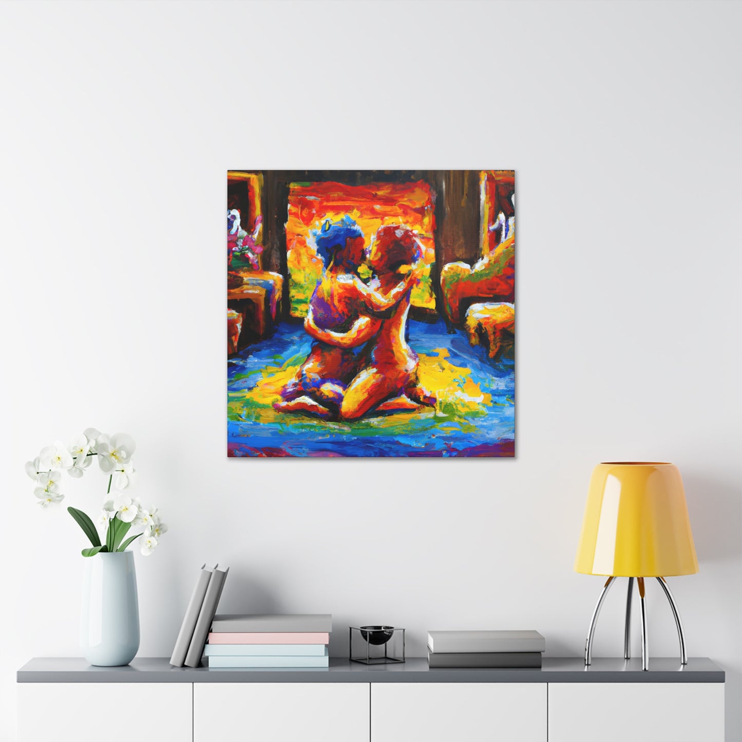 TroyJ - Gay Love Canvas Art