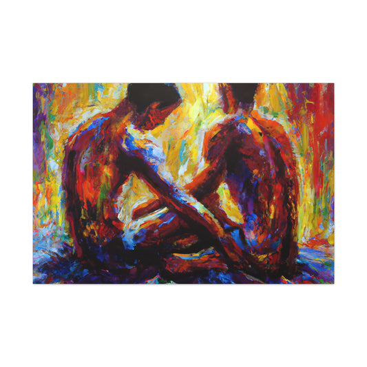 Zander - Gay Love Canvas Art