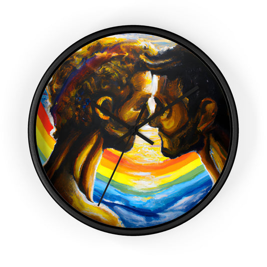 Jeffery - Gay Love Wall Clock