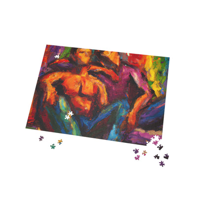 Jesse Maverick - Gay Love Jigsaw Puzzle