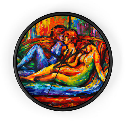 TysonRodney - Gay Love Wall Clock