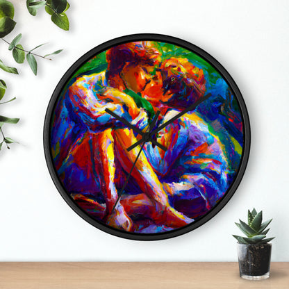 Blaze - Gay Love Wall Clock