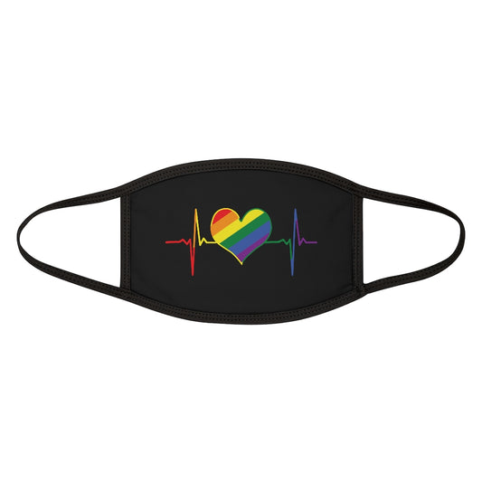 Pride Heartline Face Mask