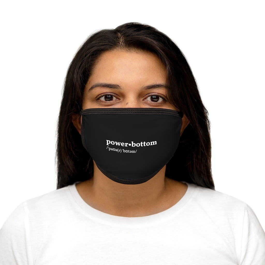 Power Bottom Dictionary Face Mask