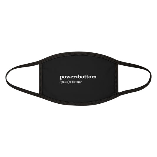 Power Bottom Dictionary Face Mask