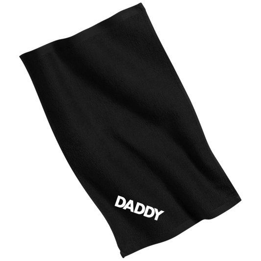 Hustler DADDY Embroidery Gym Towel